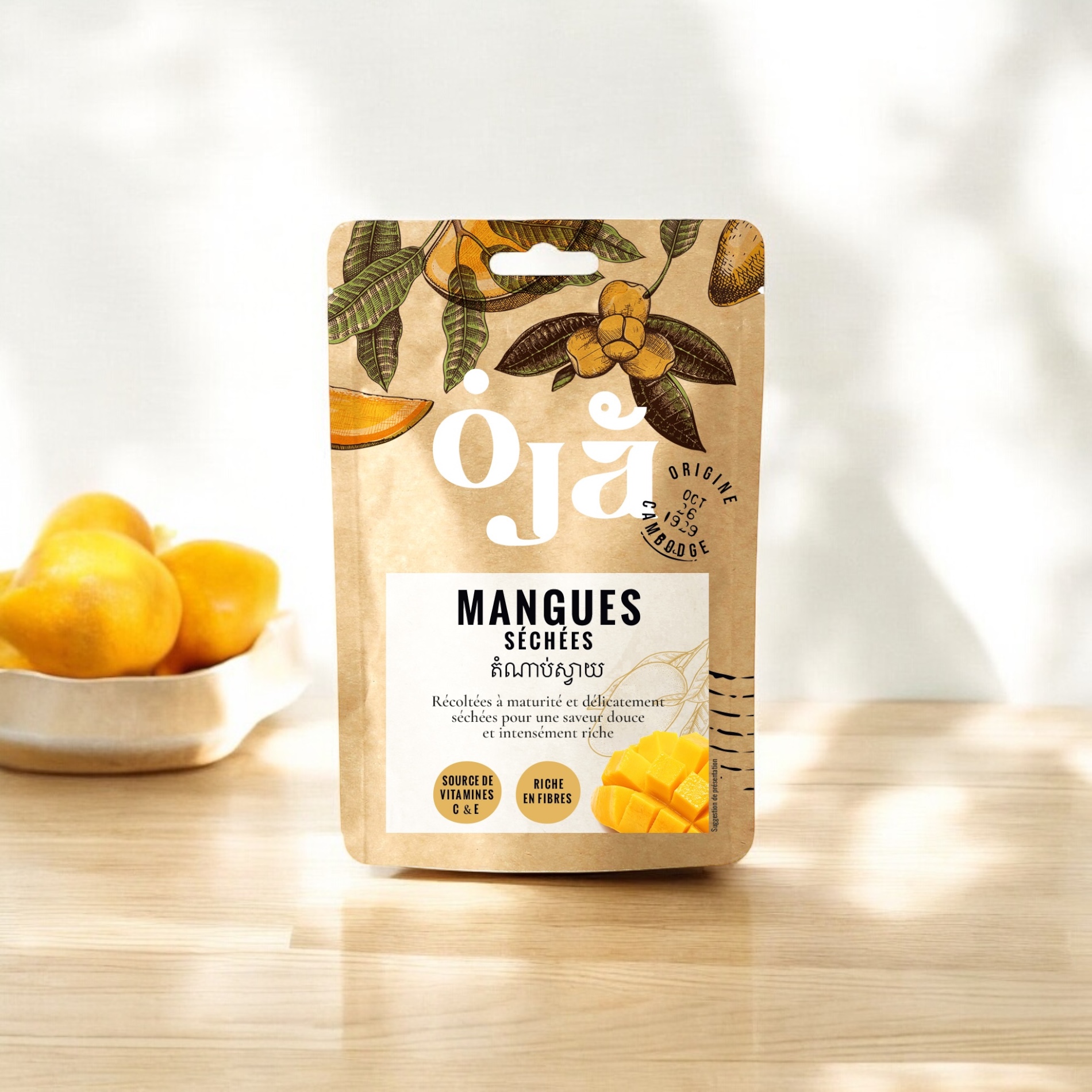 Séchage artisanal à basse température : le secret des fruits exotiques OJA riches en goût et en nutriments