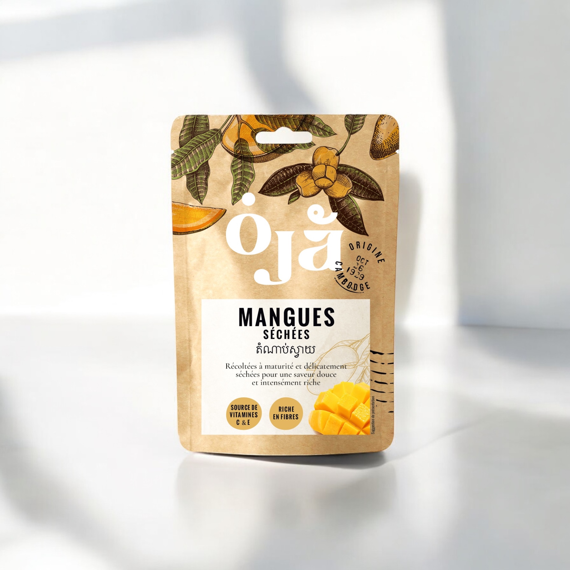 Art du séchage à basse température : le secret OJA pour préserver les nutriments et le goût authentique des fruits du Cambodge