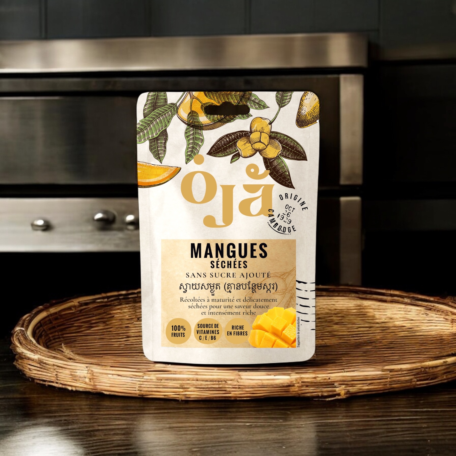OJA, entre tradition familiale et innovation: des fruits séchés d’exception du Cambodge à la France
