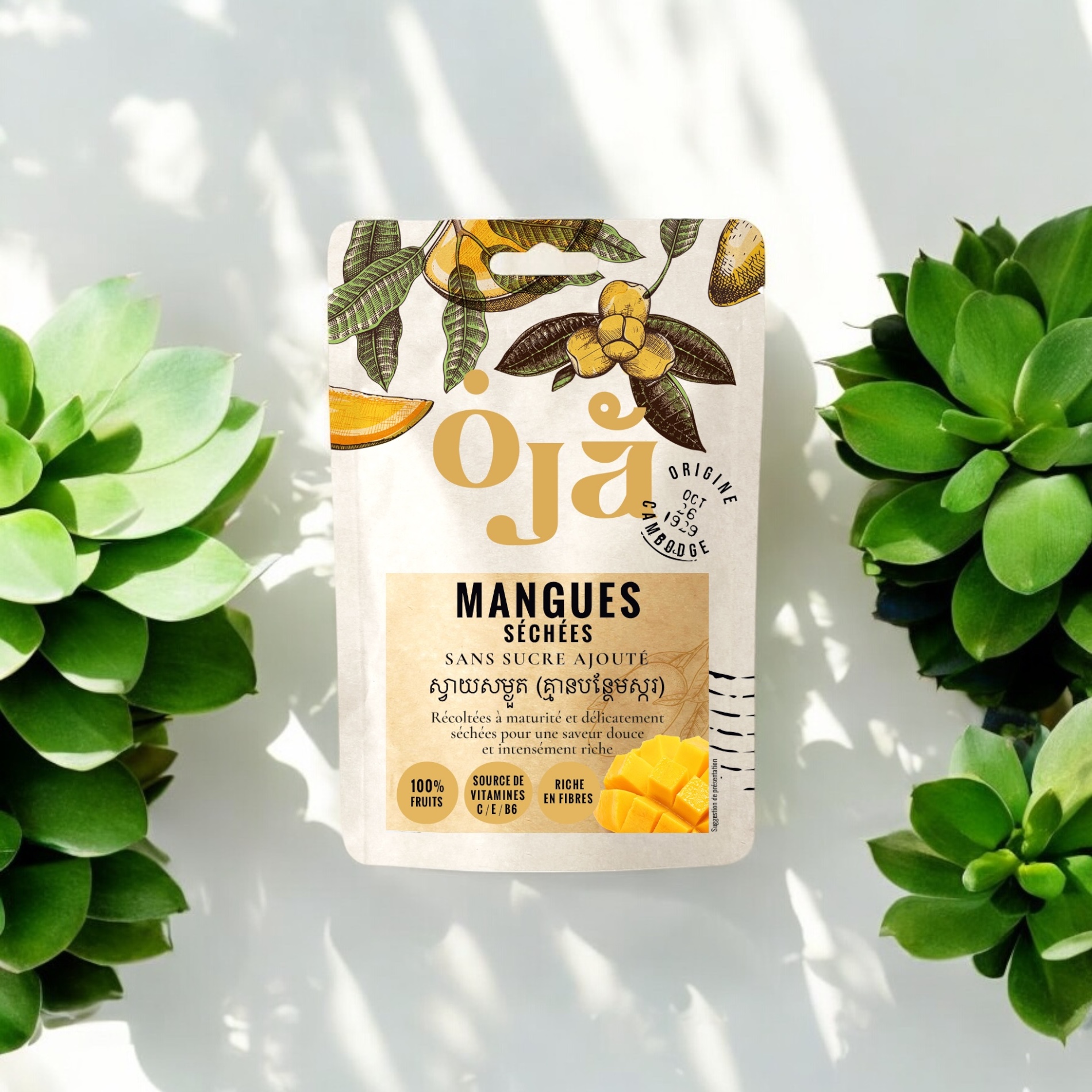 Fruits séchés 100% naturels du Cambodge : les bienfaits nutritionnels selon OJA